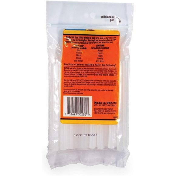 Gorilla Dual Temp Mini Hot Glue Gun Kit with 30 Hot Glue Sticks - Picture 5 of 6